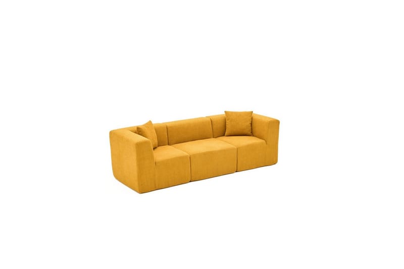 Veyno Sofa 3-sits - Oransje - Møbler - Sofaer - Sofa 3 seter