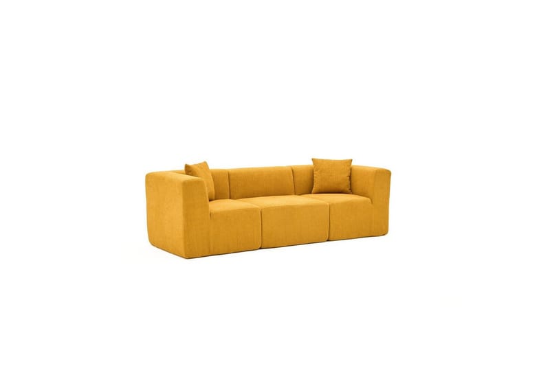 Veyno Sofa 3-sits - Oransje - Møbler - Sofaer - Sofa 3 seter