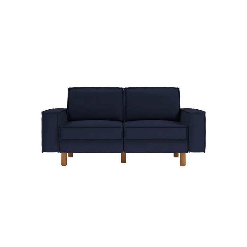 Vilsa 2-seters sofa - Brun/Mørkeblå - Møbler - Sofaer - 2 seter sofa