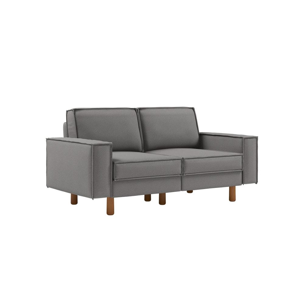 Vilsa 2-seters sofa - Brun/Mørkegrå