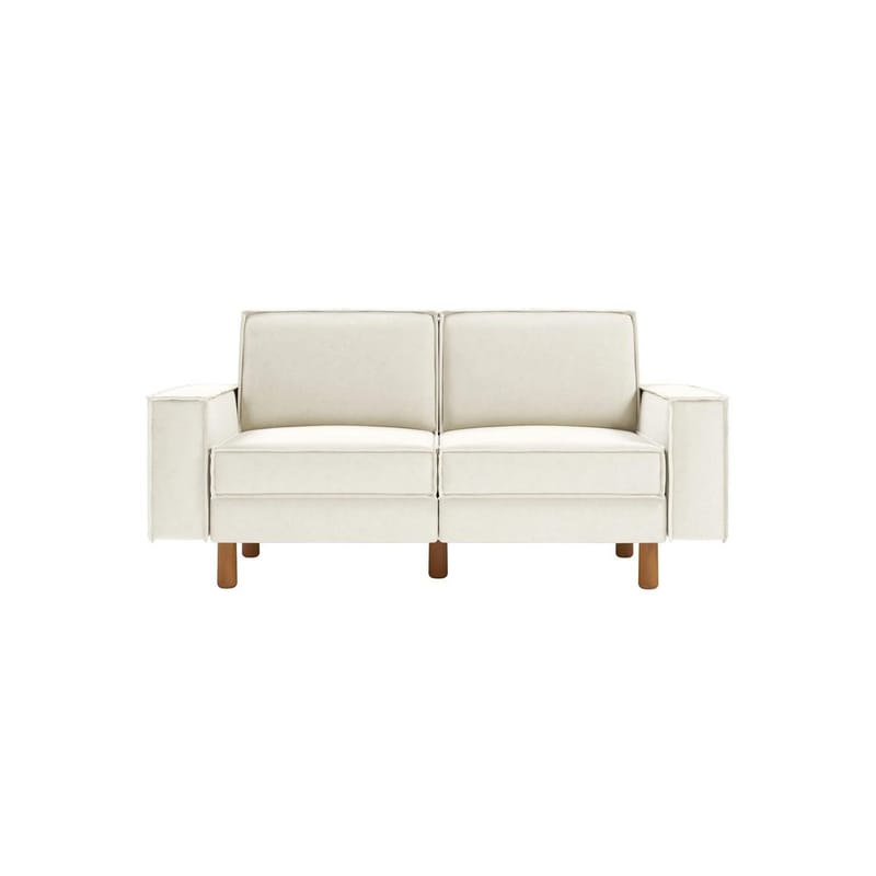 Vilsa 2-seters sofa - Hvit - Møbler - Sofaer - Fløyel sofaer