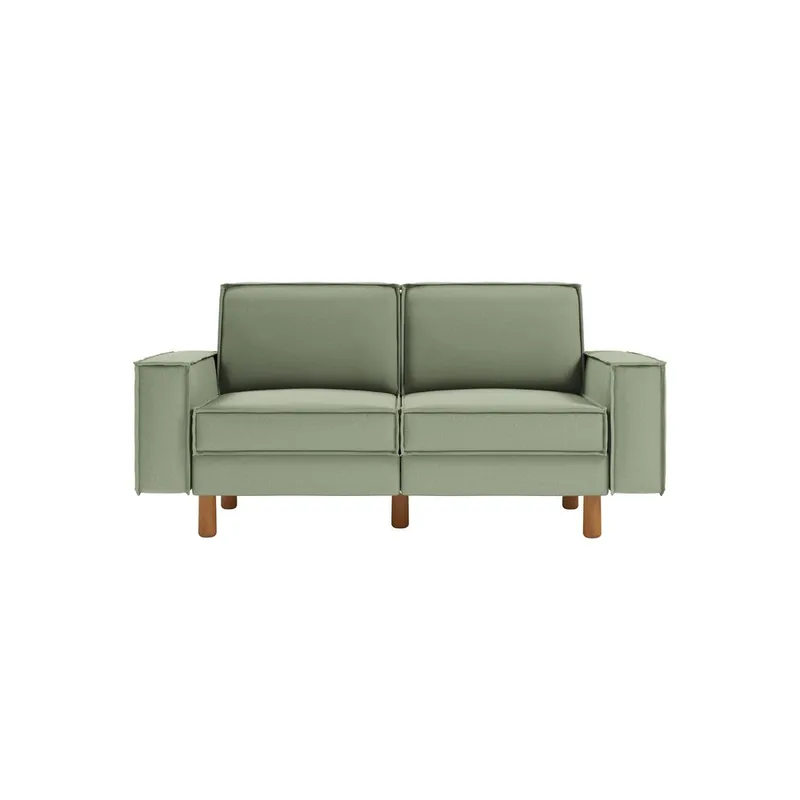 Vilsa 2-seters sofa - Mørkegrønn - Møbler - Sofaer - Fløyel sofaer