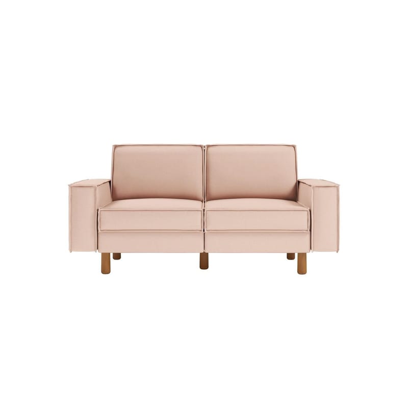 Vilsa 2-seters sofa - Sand - Møbler - Sofaer - Fløyel sofaer
