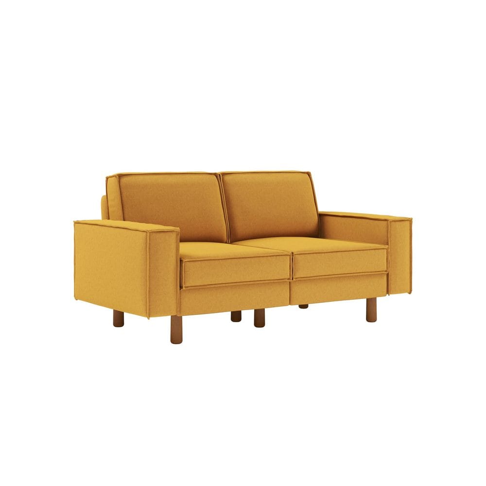 Vilsa 2-seters sofa - Sennepsgul