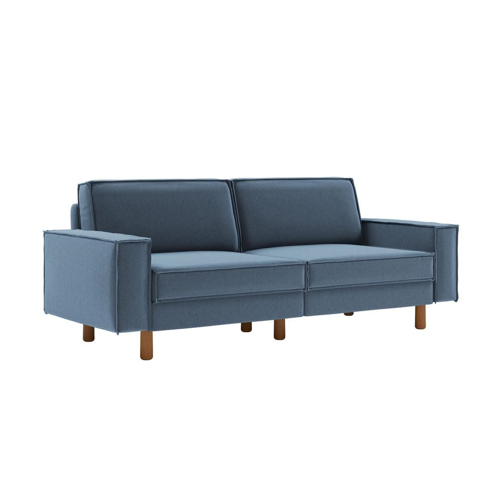 Vilsa 3-seters sofa - Brun/Blå
