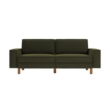 Vilsa 3-seters sofa - Brun/Grønn - Møbler - Sofaer - Fløyel sofaer