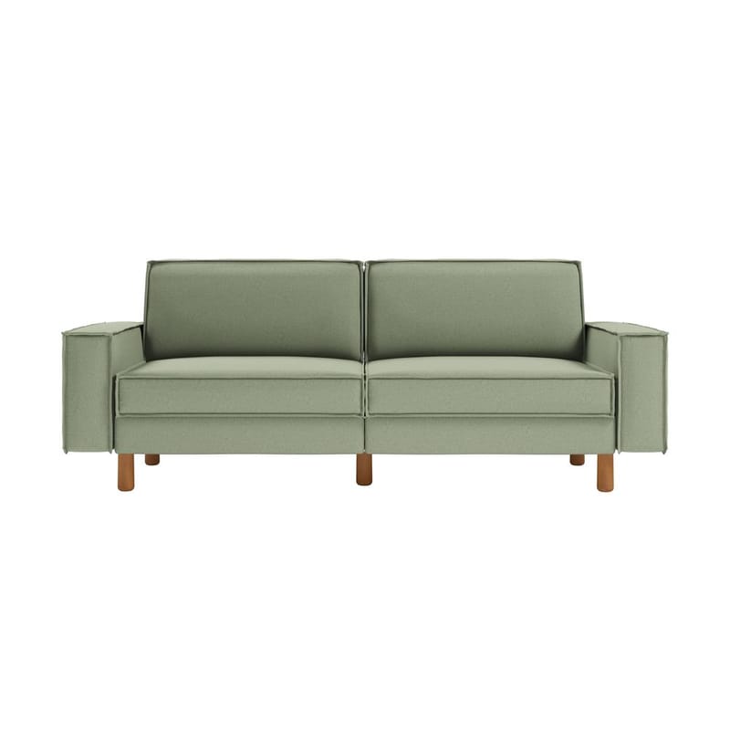 Vilsa 3-seters sofa - Brun/Grønn - Møbler - Sofaer - Fløyel sofaer