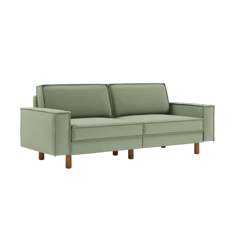 Vilsa 3-seters sofa - Brun/Grønn