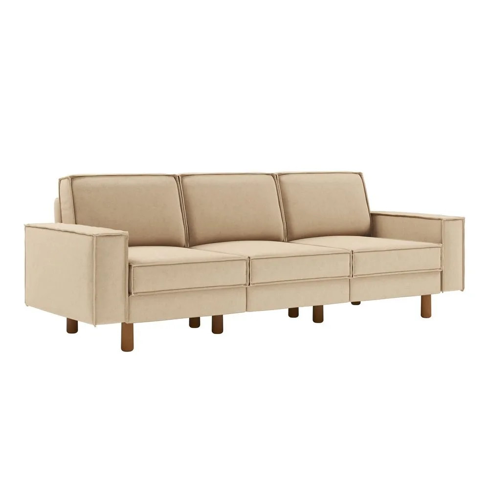Vilsa 3-seters sofa - Brun/Sand