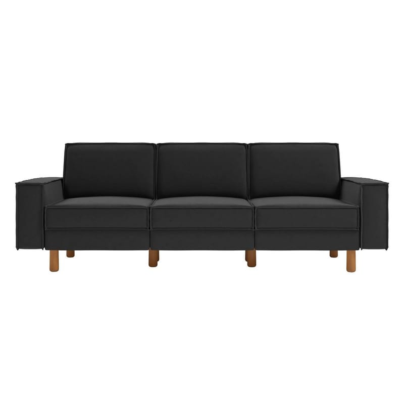 Vilsa 3-seters sofa - Grå - Møbler - Sofaer - Fløyel sofaer