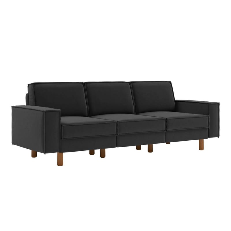 Vilsa 3-seters sofa - Grå - Møbler - Sofaer - Fløyel sofaer