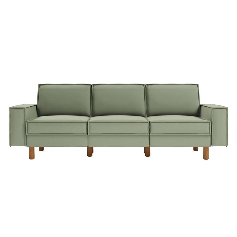 Vilsa 3-seters sofa - Grønn - Møbler - Sofaer - Fløyel sofaer