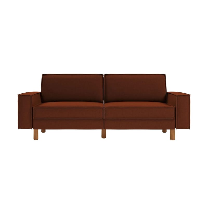 Vilsa 3-seters sofa - Rød - Møbler - Sofaer - Fløyel sofaer