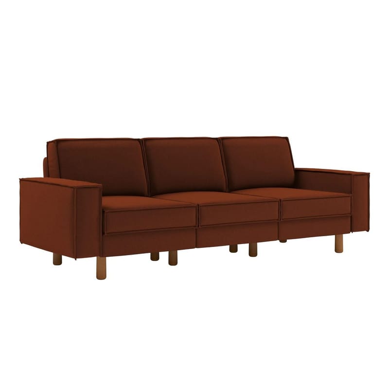 Vilsa 3-seters sofa, Rød