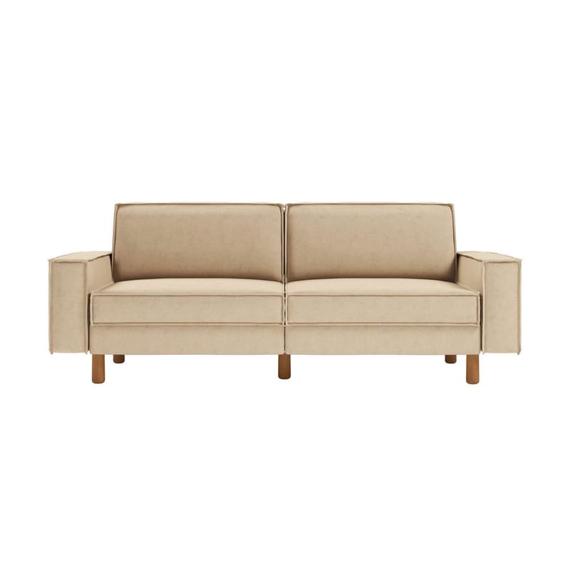 Vilsa 3-seters sofa - Sand - Møbler - Sofaer - Fløyel sofaer