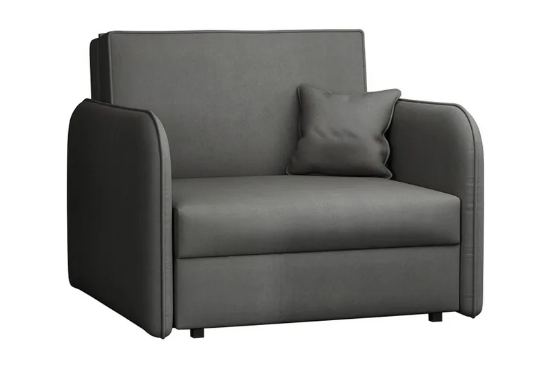 Viva Sovelenestol - Svart/Grå - Møbler - Sofaer - Sovesofaer