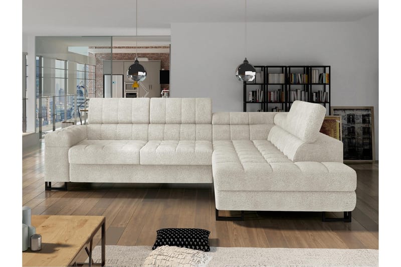Warwick Sovesofa Med 3-Seters Sjeselong - Grå - Møbler - Sofaer - Sovesofaer