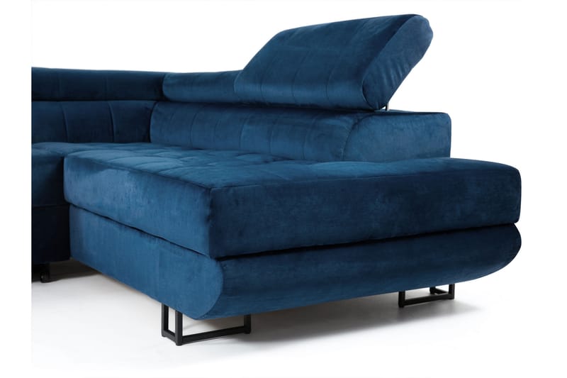 Warwick Sovesofa Med 3-Seters Sjeselong - Mørkegrå - Møbler - Sofaer - Sovesofaer