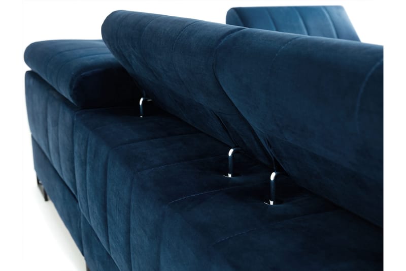 Warwick Sovesofa Med 3-Seters Sjeselong - Mørkegrå - Møbler - Sofaer - Sovesofaer