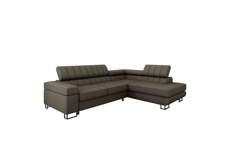 Warwick Sovesofa med Schäslong 3-seter - Brun - Møbler - Sofaer - Sovesofaer