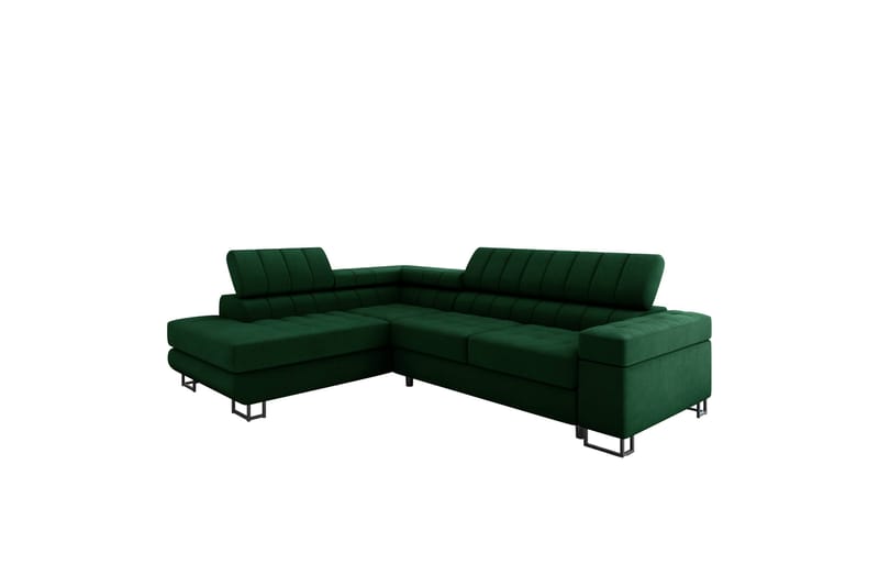Warwick Sovesofa med Schäslong 3-seter - Grønn - Møbler - Sofaer - Sovesofaer