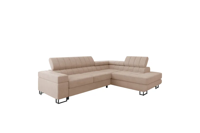 Warwick Sovesofa med Schäslong 3-seter - Rosa - Møbler - Sofaer - Sovesofaer