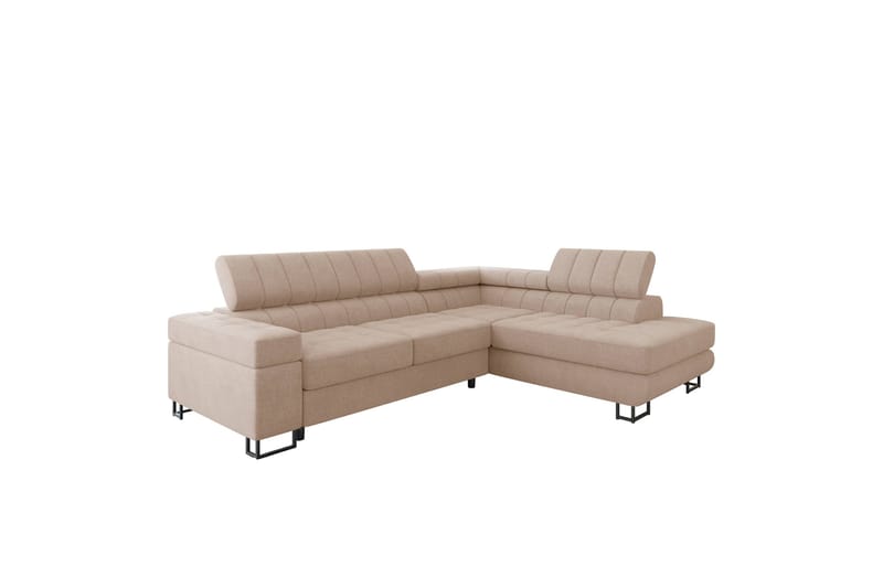 Warwick Sovesofa med Schäslong 3-seter - Rosa - Møbler - Sofaer - Sovesofaer