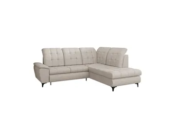 Widald Sovesofa med Sjeselong 3-seter - Beige - Møbler - Sofaer - Sovesofaer