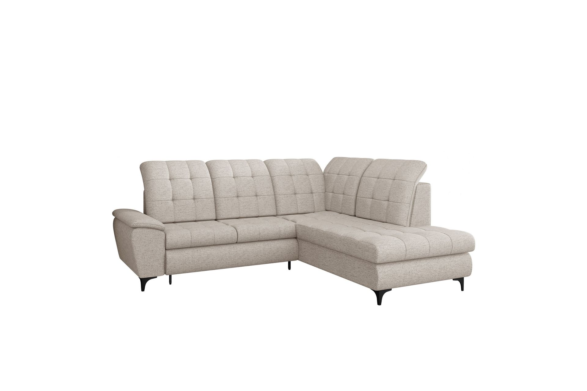 Widald Sovesofa med Sjeselong 3-seter - Beige - Møbler - Sofaer - Sovesofaer