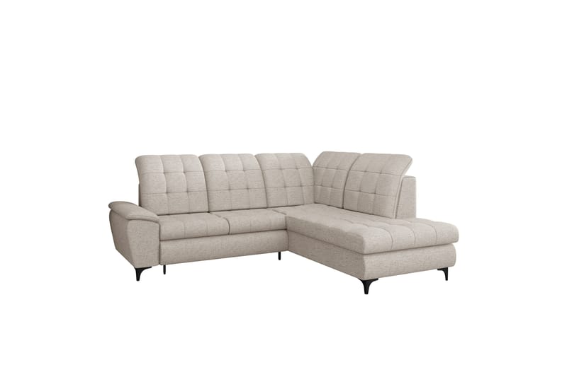 Widald Sovesofa med Sjeselong 3-seter - Beige - Møbler - Sofaer - Sovesofaer