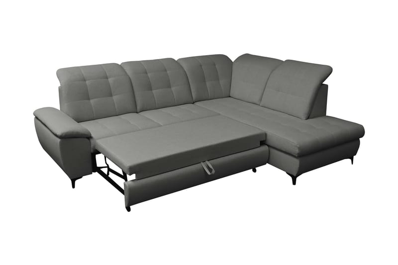 Widald Sovesofa med Sjeselong 3-seter - Beige - Møbler - Sofaer - Sovesofaer