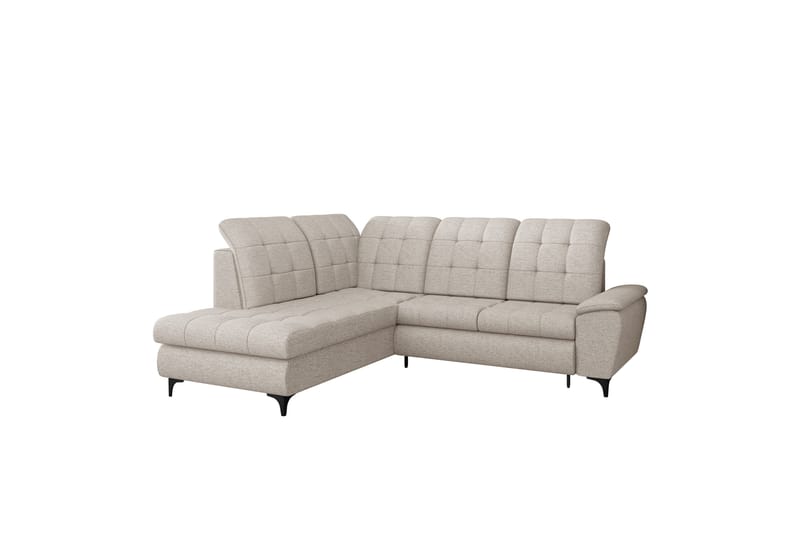 Widald Sovesofa med Sjeselong 3-seter - Beige - Møbler - Sofaer - Sovesofaer