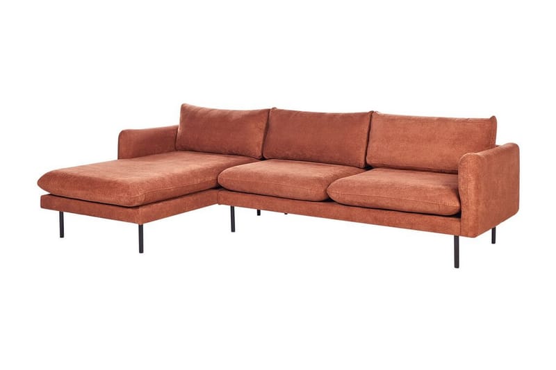 Woodal Hjørnesofa 4-seter - Brun/Svart - Møbler - Sofaer - Hjørnesofa