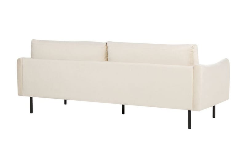 Woodal Sofa 3-seter - Beige/Svart - Møbler - Sofaer - Fløyel sofaer