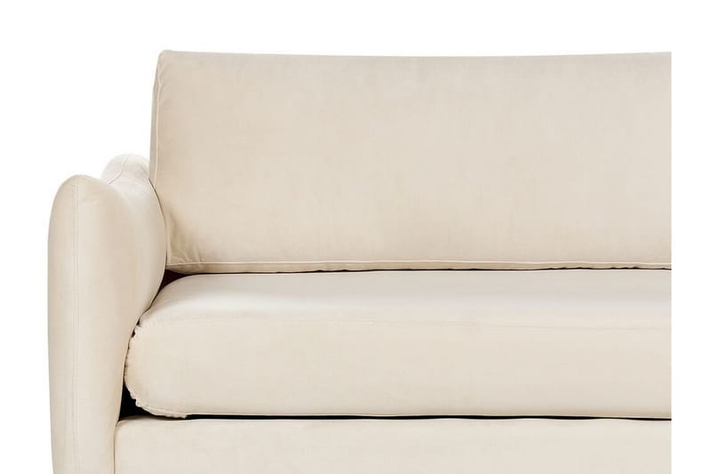 Woodal Sofa 3-seter - Beige/Svart - Møbler - Sofaer - Fløyel sofaer