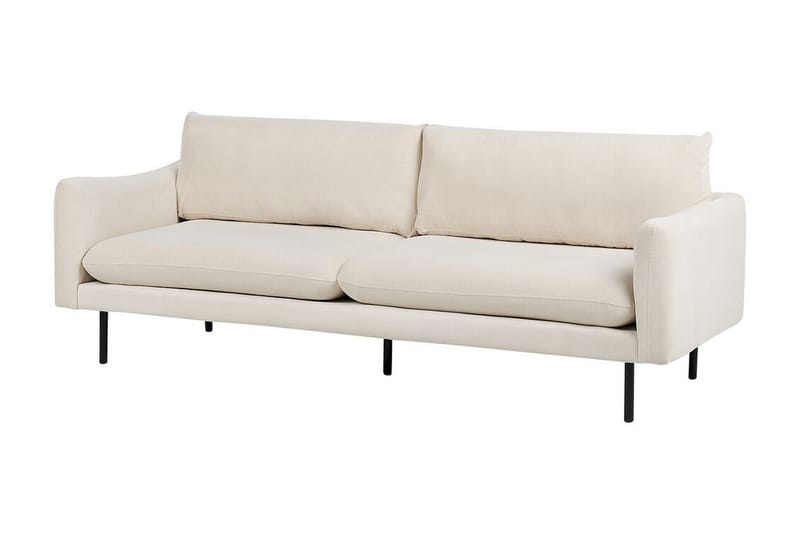 Woodal Sofa 3-seter - Beige/Svart - Møbler - Sofaer - Sofa 3 seter