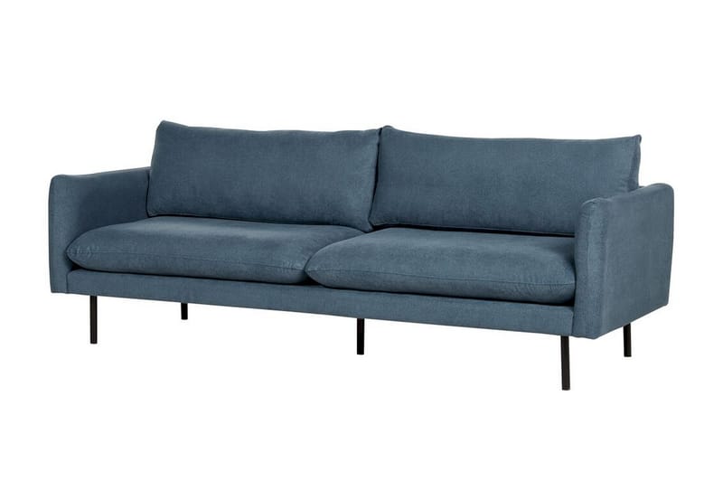 Woodal Sofa 3-seter - Blå/Svart - Møbler - Sofaer - Sofa 3 seter
