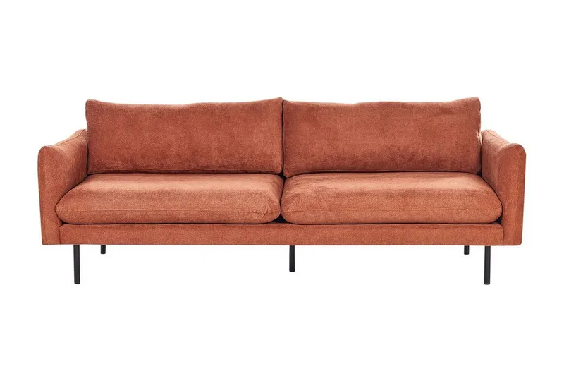 Woodal Sofa 3-seter, Brun/Svart