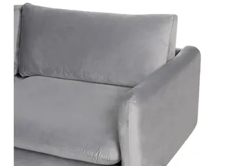 Woodal Sofa 3-seter - Grå/Svart - Møbler - Sofaer - Fløyel sofaer