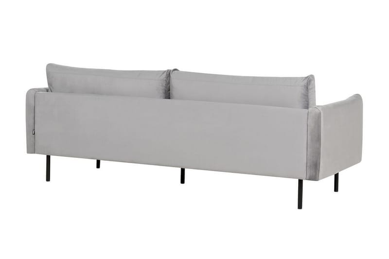 Woodal Sofa 3-seter - Grå/Svart - Møbler - Sofaer - Fløyel sofaer