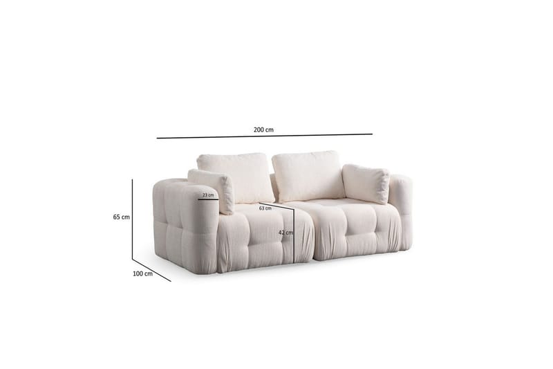 Yvara Sofa 2-sits - Beige - Møbler - Sofaer - 2 seter sofa