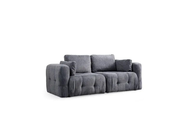 Yvara Sofa 2-sits - Grå - Møbler - Sofaer - Modulsofaer - Komplett modulsofa