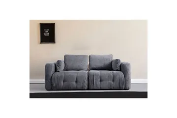 Yvara Sofa 2-sits - Grå - Møbler - Sofaer - Modulsofaer - Komplett modulsofa