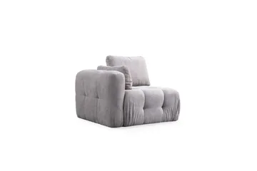 Yvara Sofa 2-sits - Lysegrå - Møbler - Sofaer - Modulsofaer - Komplett modulsofa