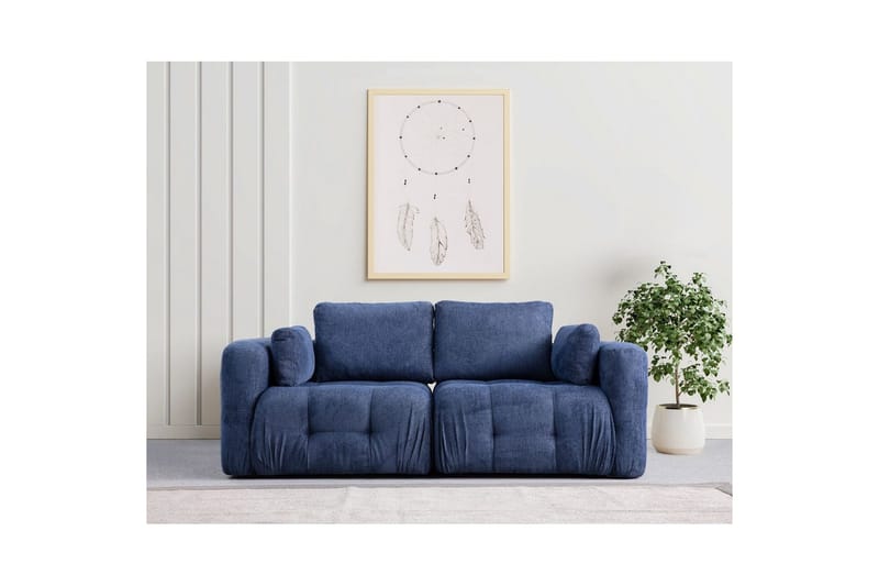 Yvara Sofa 2-sits - Marineblå - Møbler - Sofaer - Modulsofaer - Komplett modulsofa