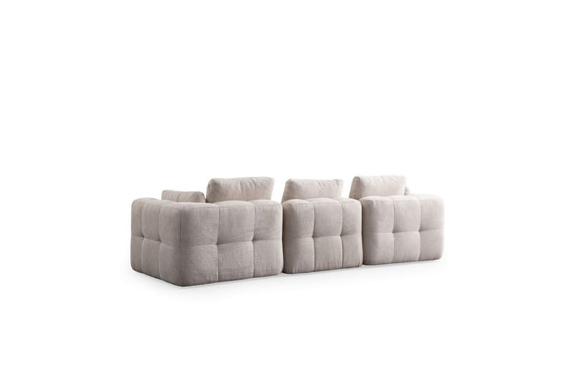 Yvara Sofa 3-sits - Beige - Møbler - Sofaer - Modulsofaer - Komplett modulsofa