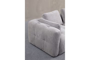 Yvara Sofa 3-sits - Grå - Møbler - Sofaer - Modulsofaer - Komplett modulsofa