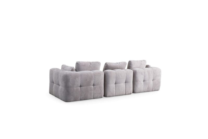 Yvara Sofa 3-sits - Grå - Møbler - Sofaer - Sofa 3 seter
