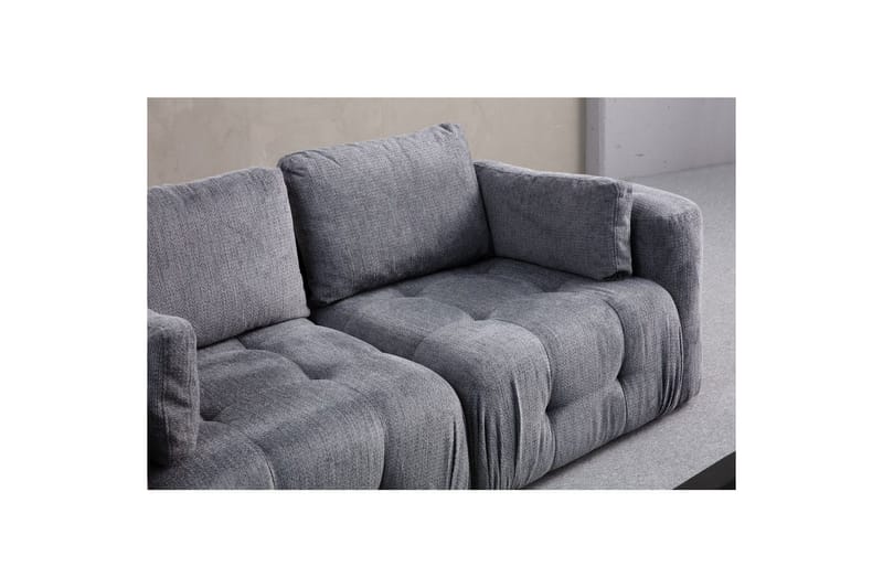 Yvara Sofa 3-sits - Grå - Møbler - Sofaer - Sofa 3 seter