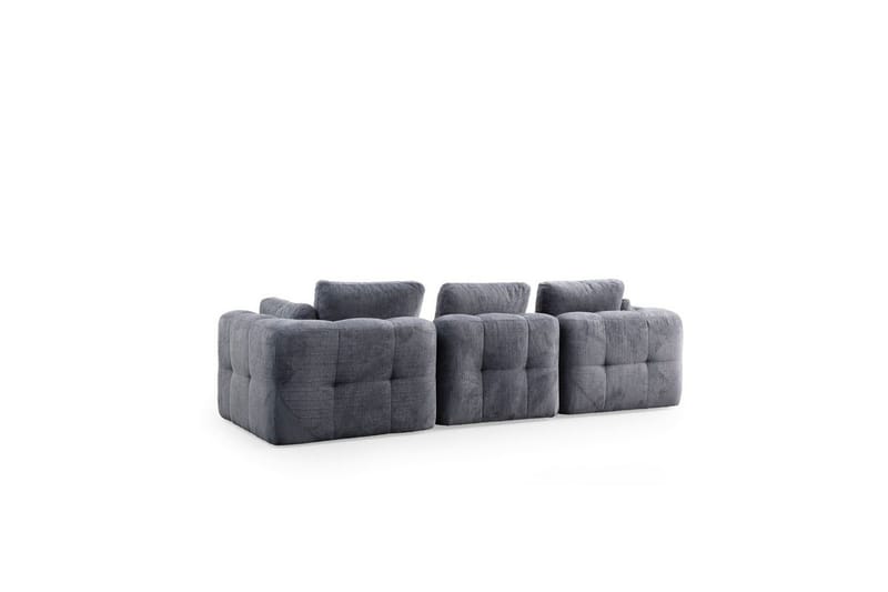 Yvara Sofa 3-sits - Grå - Møbler - Sofaer - Sofa 3 seter